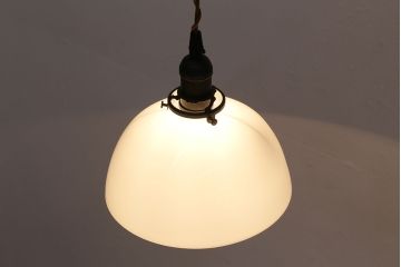 アンティーク照明　昭和初期　レトロな空間におすすめのペンダントライト(天井照明、吊り下げ照明)(R-048460)