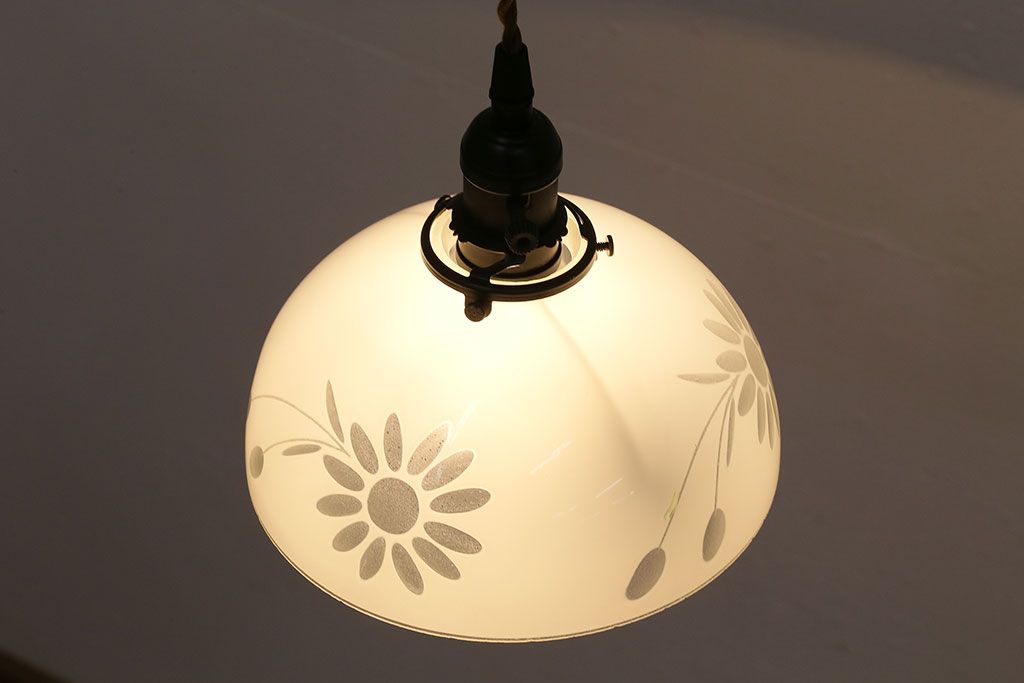 照明器具　アンティーク電笠 希少 二灯照明 明治時代 上品 和電笠 洋館風 アンティークランプ