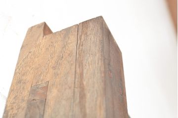 アンティーク建具　総栗材　情緒溢れる空間作りに!味のある風合いが魅力の蔵戸(引き戸、玄関戸)(R-048481)