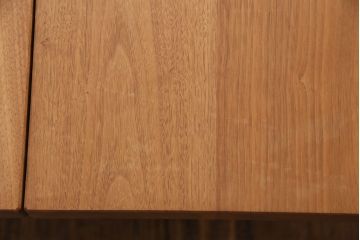 中古　ウォールナット無垢材　木の質感そのまま!ぬくもりを感じられるローテーブル(座卓、作業台)(R-048485)