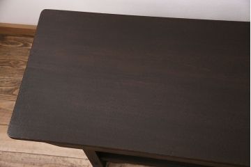 アンティーク家具　落ち着いた色味が味わい深い木製の作業台(ベンチ、テーブル)(R-048486)