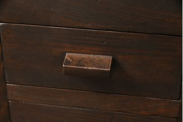 アンティーク家具　杉材　レトロな空間作りに活躍する小引き出し(小物収納)(R-048489)