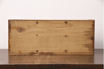 アンティーク雑貨　栓材　味わい深い木色が魅力的なブックスタンド(本立て)(R-048492)