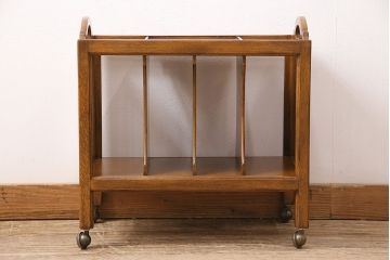 中古　DREXEL HERITAGE(ドレクセルヘリテイジ)　Et Cetera(エトセトラ)　マガジンラック(収納棚、サイドテーブル)(R-048498)