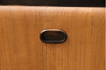 和製アンティーク　指物工芸品　桐材・桑材・黒柿材　高級品!桐の木目が綺麗な角火鉢2つセット(木製火鉢、手あぶり)(R-048500)