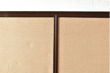 和製アンティーク　前面樺材　扉のデザインが個性を放つ和モダンな戸棚(収納棚、引き出し、衣装箪笥、収納箪笥)(R-048505)