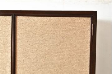 和製アンティーク　前面樺材　扉のデザインが個性を放つ和モダンな戸棚(収納棚、引き出し、衣装箪笥、収納箪笥)(R-048505)