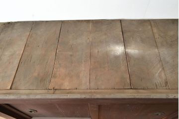 和製アンティーク　前面ヒノキ材・ケヤキ材　サイドボード(ローボード、テレビ台)(R-048508)