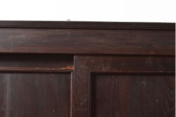 和製アンティーク　前面ヒノキ材・ケヤキ材　サイドボード(ローボード、テレビ台)(R-048508)