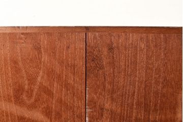 昭和レトロ　総桐材　シンプルな箪笥3段(引き出し、ローチェスト、ローボード、テレビ台、和箪笥、桐箪笥、桐たんす)(R-048512)
