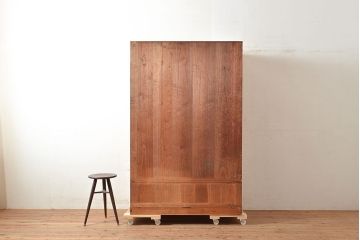 和製アンティーク　昭和期の総桐箪笥(ワードローブ、洋服タンス、衣装タンス、桐たんす)(R-048514)