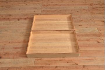 中古　国産　衣装盆付き　小物収納に便利!小引き出しが付いた総桐箪笥(着物箪笥、引き出し、和タンス、衣装箪笥、桐たんす)(R-048515)