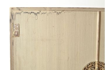 中古　国産　衣装盆付き　小物収納に便利!小引き出しが付いた総桐箪笥(着物箪笥、引き出し、和タンス、衣装箪笥、桐たんす)(R-048515)