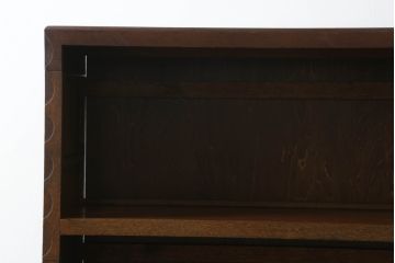 和製アンティーク　ヤマハ(山葉)　レトロな佇まいが魅力的なナラ材製スタッキングブックシェルフ(棚、収納棚、引き出し)(R-048518)