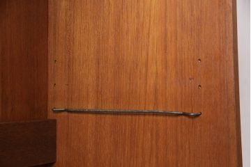 ヴィンテージ家具　デンマーク製　チーク材　シンプルなデザインが取り入れやすいブックシェルフ(本棚、飾り棚、オープンラック、シェルフ、ビンテージ)(R-048519)