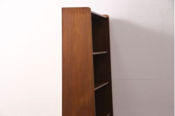 ヴィンテージ家具　デンマーク製　チーク材　シンプルなデザインが取り入れやすいブックシェルフ(本棚、飾り棚、オープンラック、シェルフ、ビンテージ)(R-048519)