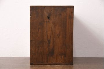 アンティーク家具　桐材　コンパクトなサイズが取り入れやすい小引き出し(小物収納、卓上収納、引き出し、チェスト)(R-048520)