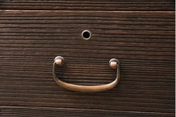 和製アンティーク　天板・脚付きリメイク　渋い風合いが魅力のローボード(テレビ台、テレビボード、収納棚)(R-048523)