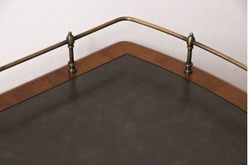 中古　DREXEL HERITAGE(ドレクセルヘリテイジ)　Et Cetera(エトセトラ)　マホガニー材　落ち着いた色合いのワゴン(トロリー、サイドテーブル)(定価約36万円)(R-048526)