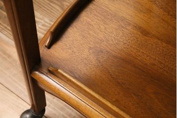 中古　DREXEL HERITAGE(ドレクセルヘリテイジ)　Et Cetera(エトセトラ)　マホガニー材　落ち着いた色合いのワゴン(トロリー、サイドテーブル)(定価約36万円)(R-048526)