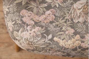 ヴィンテージ家具　ERCOL(アーコール)　エバーグリーン　エレガントな雰囲気漂う1人掛けイージーチェア(ラウンジチェア、アームチェア、椅子、ソファ、ビンテージ)(R-048538)