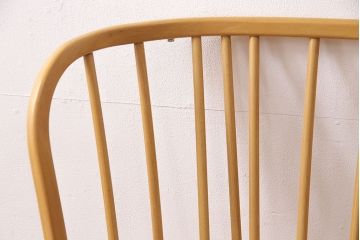 ヴィンテージ家具　ERCOL(アーコール)　エバーグリーン　エレガントな雰囲気漂う1人掛けイージーチェア(ラウンジチェア、アームチェア、椅子、ソファ、ビンテージ)(R-048538)