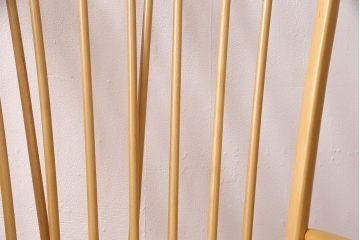 ヴィンテージ家具　ERCOL(アーコール)　エバーグリーン　エレガントな雰囲気漂う1人掛けイージーチェア(ラウンジチェア、アームチェア、椅子、ソファ、ビンテージ)(R-048538)