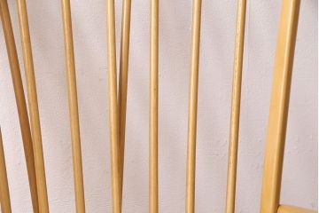 ヴィンテージ家具　ERCOL(アーコール)　エバーグリーン　エレガントな雰囲気漂う1人掛けイージーチェア(ラウンジチェア、アームチェア、椅子、ソファ、ビンテージ)(R-048539)