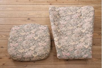 ヴィンテージ家具　ERCOL(アーコール)　エバーグリーン　エレガントな雰囲気漂う1人掛けイージーチェア(ラウンジチェア、アームチェア、椅子、ソファ、ビンテージ)(R-048539)