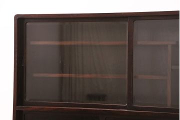 中古　伝統民芸家具　岩谷堂箪笥の上質な和の趣漂うサイドボード(収納棚、戸棚、食器棚、茶棚)(定価約50万円)(R-048547)