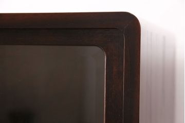中古　伝統民芸家具　岩谷堂箪笥の上質な和の趣漂うサイドボード(収納棚、戸棚、食器棚、茶棚)(定価約50万円)(R-048547)