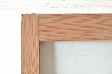 アンティーク建具　木本来の味わいが魅力的な杉材一枚板の扉(ドア、木製扉、木製ドア、建具)(R-048555)
