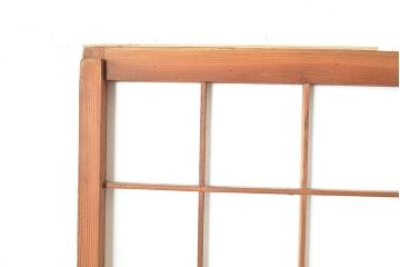 アンティーク建具　落ち着きのある和空間を演出してくれる升格子障子戸4枚セット(引き戸、建具)(R-048556)