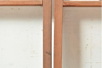 アンティーク建具　落ち着きのある和空間を演出してくれる升格子障子戸4枚セット(引き戸、建具)(R-048556)