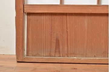 アンティーク建具　落ち着きのある和空間を演出してくれる升格子障子戸4枚セット(引き戸、建具)(R-048556)
