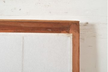 アンティーク建具　落ち着きのある和空間を演出してくれる升格子障子戸4枚セット(引き戸、建具)(R-048556)