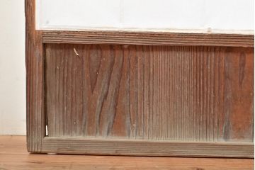 アンティーク建具　落ち着きのある和空間を演出してくれる升格子障子戸4枚セット(引き戸、建具)(R-048556)