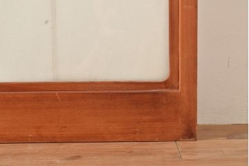 アンティーク建具　情緒溢れる和の雰囲気漂う雪見障子戸4枚セット(摺り上げ障子戸、引き戸、擦り上げ障子戸、擦上障子戸、建具)(R-048557)