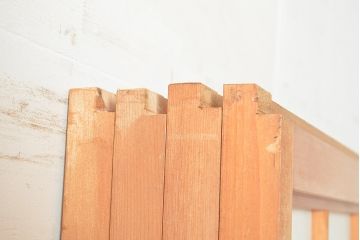 アンティーク建具　情緒溢れる和の雰囲気漂う雪見障子戸4枚セット(摺り上げ障子戸、引き戸、擦り上げ障子戸、擦上障子戸、建具)(R-048557)