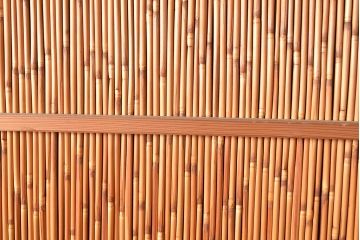 アンティーク建具　爽涼な佇まいが風情ある御簾戸2枚セット(建具、簾戸、簀戸、葭戸、夏障子、すど、葦戸)(R-048559)