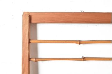アンティーク建具　様々な採光と通風を感じることができる御簾戸2枚セット(建具、簾戸、簀戸、葭戸、夏障子、すど、葦戸)(R-048561)