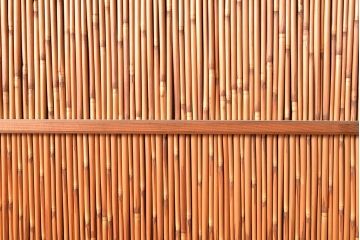 アンティーク建具　様々な採光と通風を感じることができる御簾戸2枚セット(建具、簾戸、簀戸、葭戸、夏障子、すど、葦戸)(R-048561)