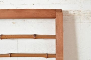 アンティーク建具　風通し抜群!腰板の仕掛けが魅力の簀戸2枚セット(建具、簾戸、葭戸、夏障子、すど、葦戸)(R-048562)
