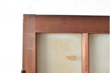 和製アンティーク　きらきら輝くダイヤガラスがレトロな雰囲気を高めるガラス扉(ドア、建具)