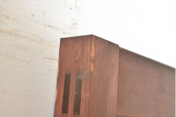 和製アンティーク　きらきら輝くダイヤガラスがレトロな雰囲気を高めるガラス扉(ドア、建具)