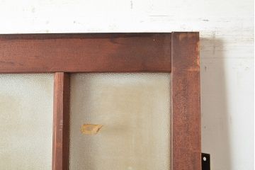 和製アンティーク　きらきら輝くダイヤガラスがレトロな雰囲気を高めるガラス扉(ドア、建具)