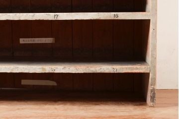 和製アンティーク　大きな下駄箱(収納棚、戸棚、靴箱)(R-048569)