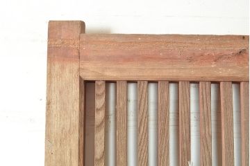 アンティーク建具　ヒノキ材・栗材　時を重ねた木の味わいが魅力的な蔵戸(玄関戸、引き戸、建具)(R-048570)