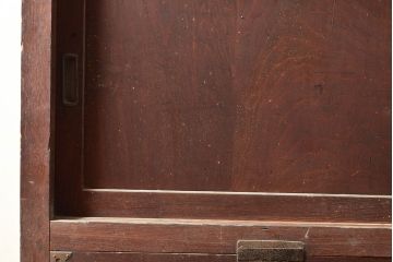 和製アンティーク　前面ヒノキ材　明治・大正期の重ね箪笥(水屋箪笥、収納箪笥、夜具箪笥、布団箪笥)(R-048571)