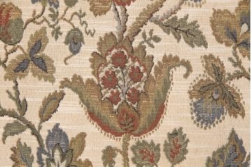 ヴィンテージ家具　ERCOL(アーコール)　花柄のファブリックが華やかな雰囲気の2人掛けソファ(2シーターソファ、アームソファ、ラブソファ、2Pソファ、ビンテージ)(R-048572)